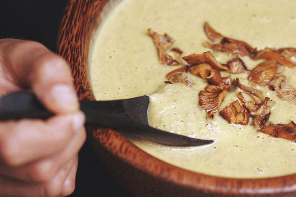 Wild Chanterelle Mushroom Soup