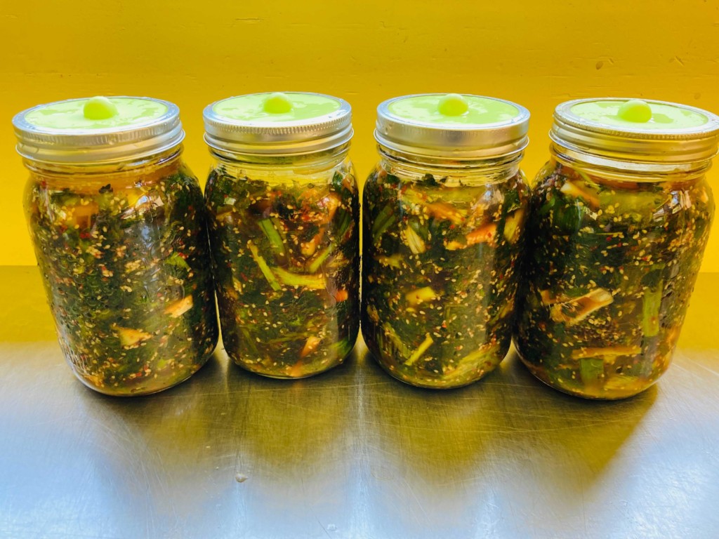 jar nettle kimchi