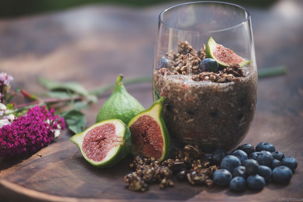 Chia Seed Pudding with Figs