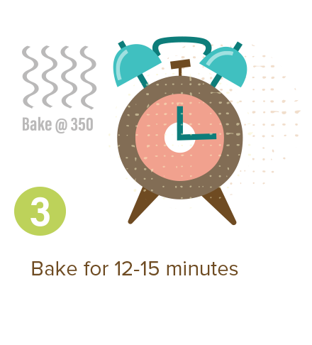 Bake for 12-15 minutes
