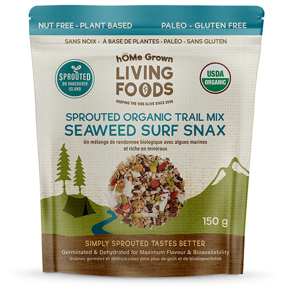 Home Grown Living Foods Seaweed Snax