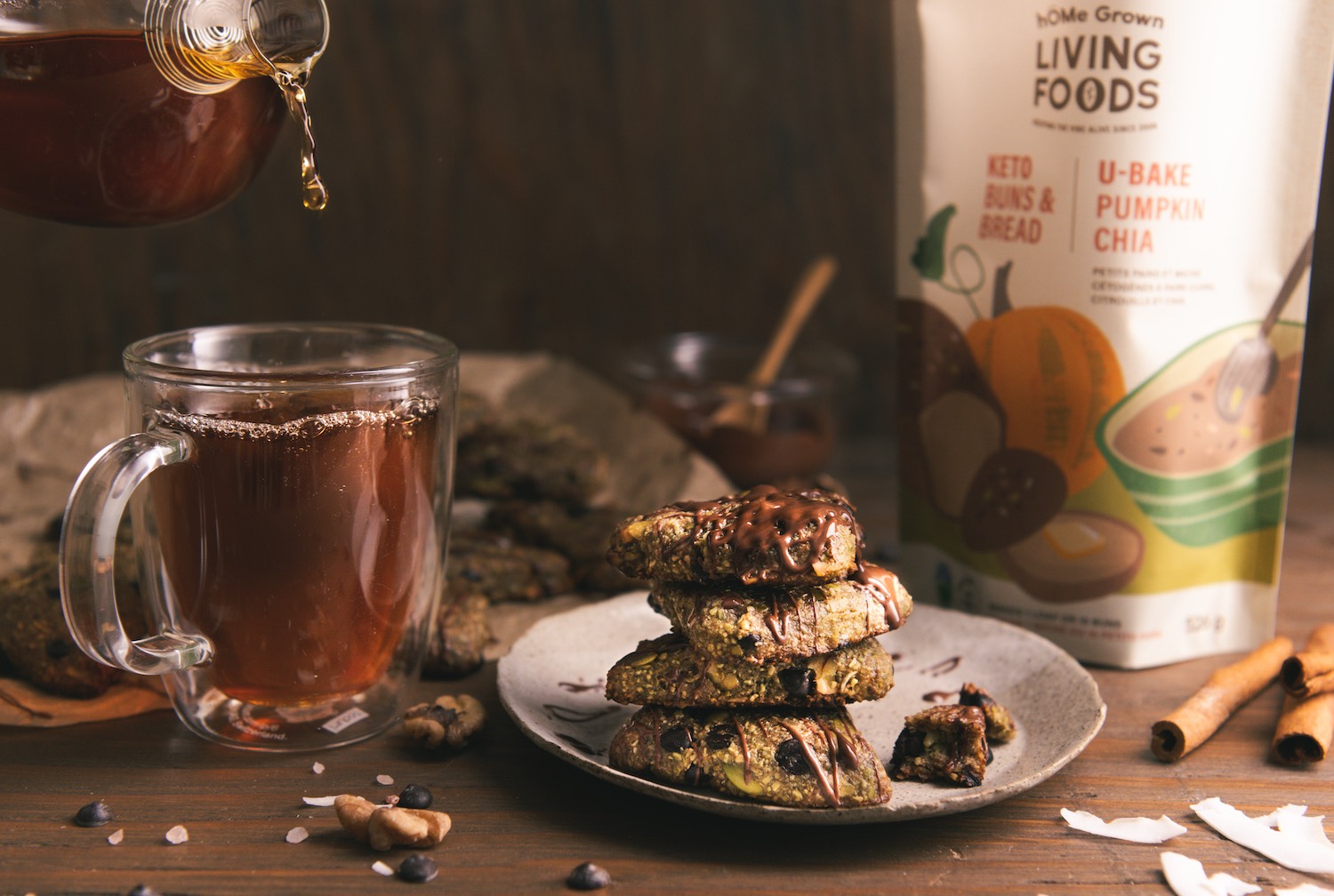 Chocolate Coconut Scones - hOMe Grown Living Foods