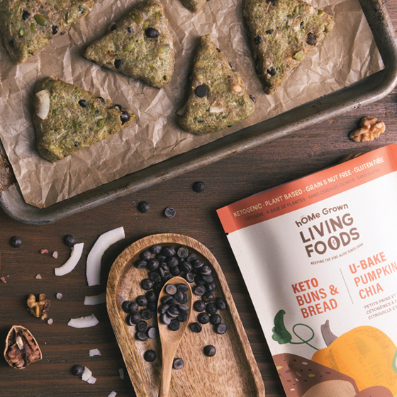 Chocolate Coconut Scones